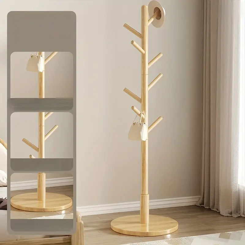portant manteau bois elegant