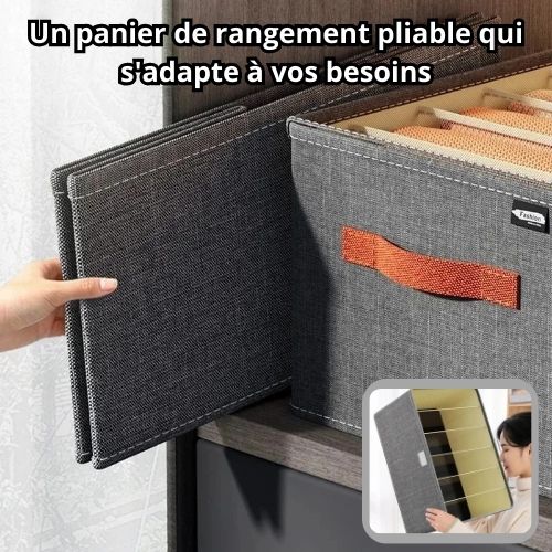 Panier de Rangement Gris