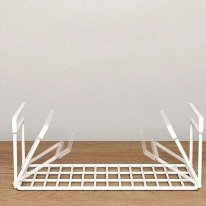 Rangement-chaussures-petits-espaces-blanc-paires-aerees-pliable