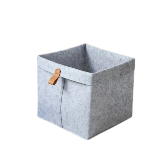 boite-de-rangement-en-tissu-cube-gris-clair