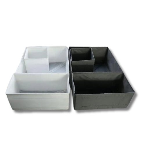 boite-de-rangement-tiroir-blanc-gris