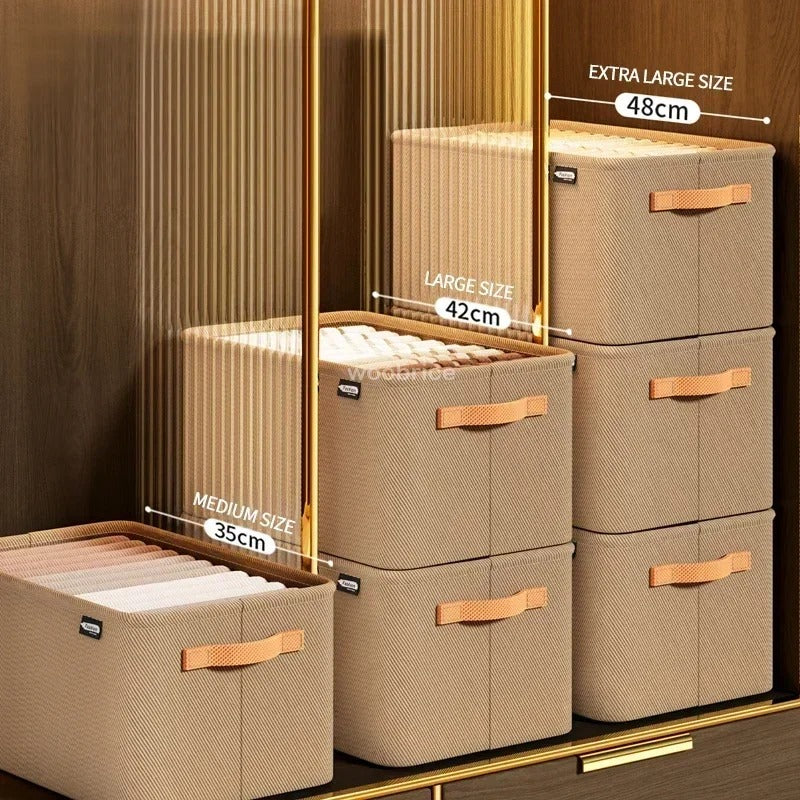 boite de rangement tissu kaki dimensions