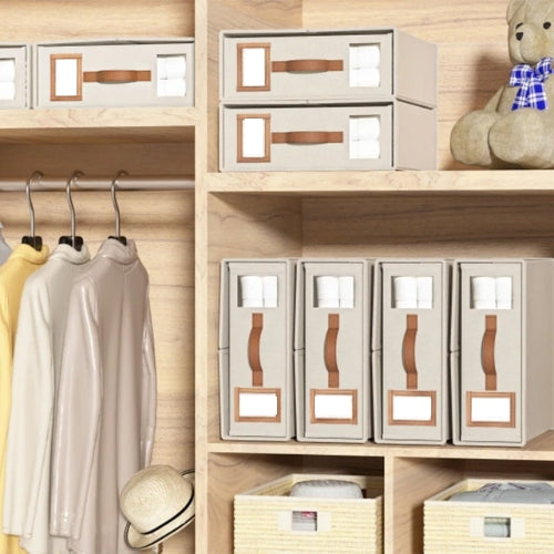 boite-de-rangement-tissu-pliable-blanche-elegante-beige-pour-drap