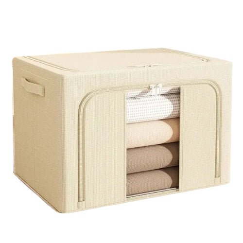 boite-de-rangement-vetement-beige-avec-fenetre