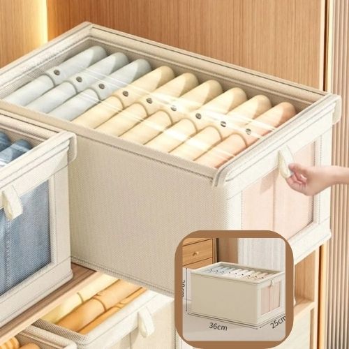 boite-de-rangement-vetement-blanche