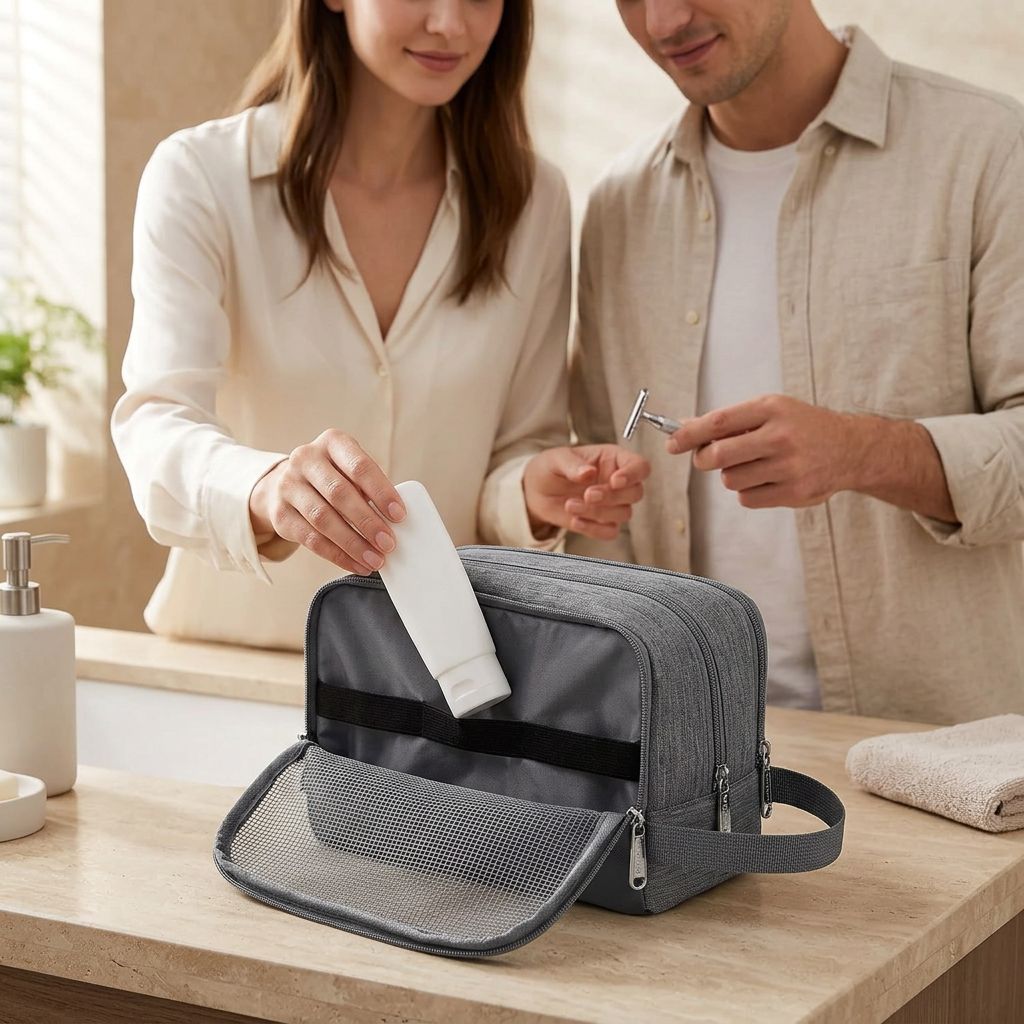 couple-pr-parant-ses-affaires-autour-de-la-trousse-compacte-ouverte-dans-une-salle-de-bain-pur-e