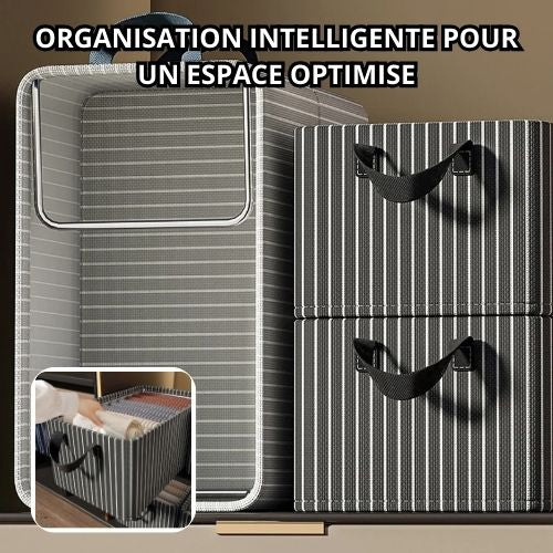 Panier de Rangement Noir et Blanc