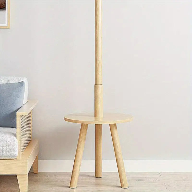 porte manteau bois avec table