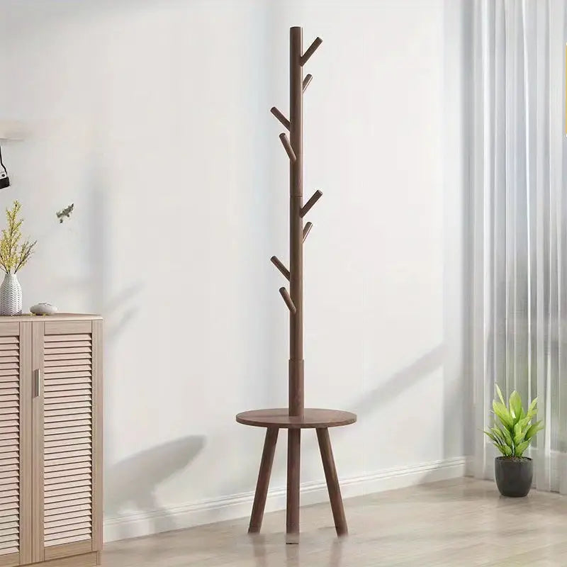 porte manteau bois couleur noyer