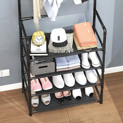 rangement-chaussure-avec-niveaux-et-crochets-robuste